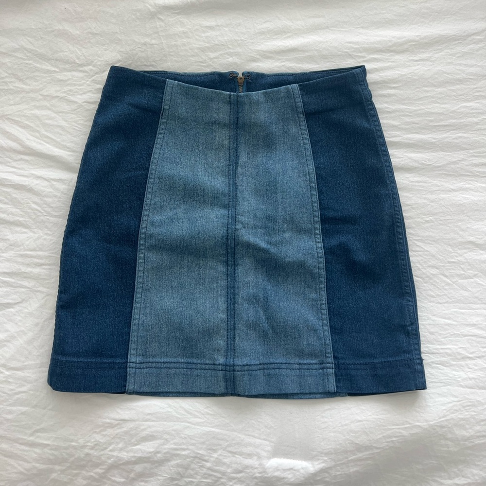 FP Denim Mini Skirt